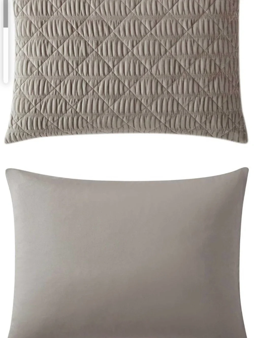Vera Wang Faux Velvet Quilt king Set 3 pc
